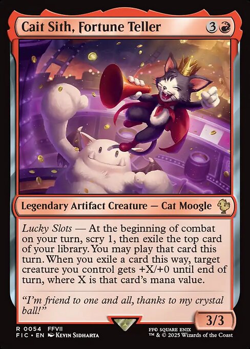 Cait Sith, Fortune Teller (54) [Final Fantasy Commander]