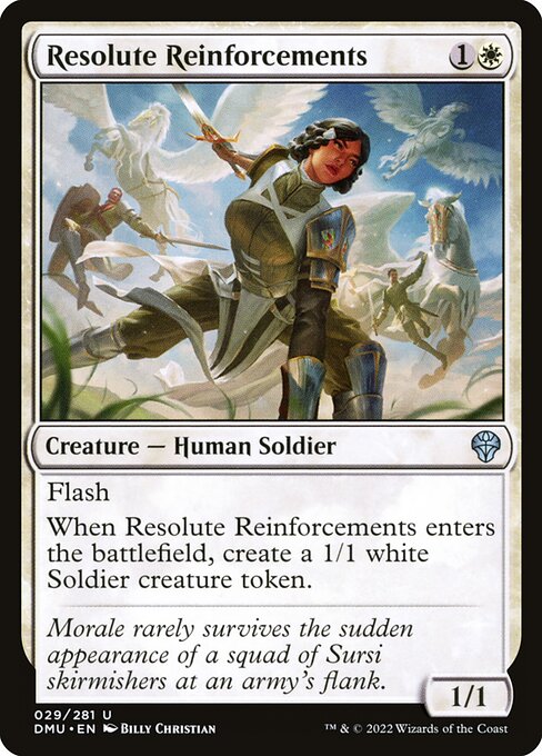 Resolute Reinforcements (29) [Dominaria United]