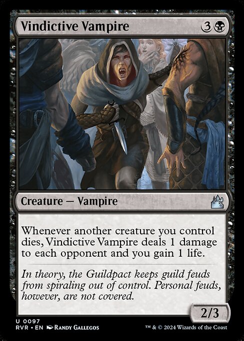 Vindictive Vampire (97) [Ravnica Remastered]