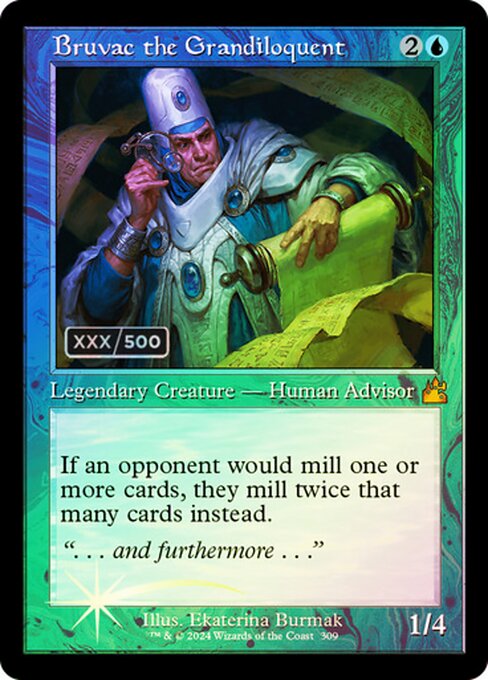 Bruvac the Grandiloquent (309z) [Ravnica Remastered]