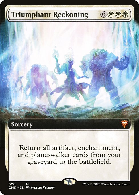 Triumphant Reckoning (628) [Commander Legends] [Extended Art]