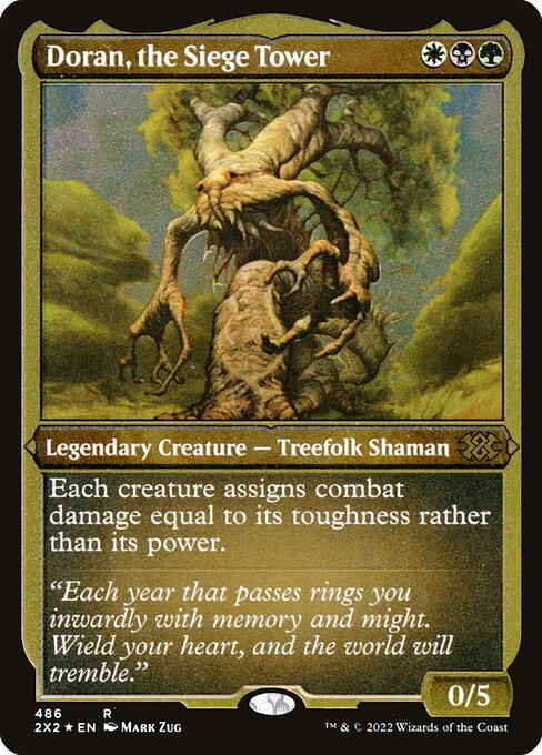 Doran, the Siege Tower (486) [Double Masters 2022]