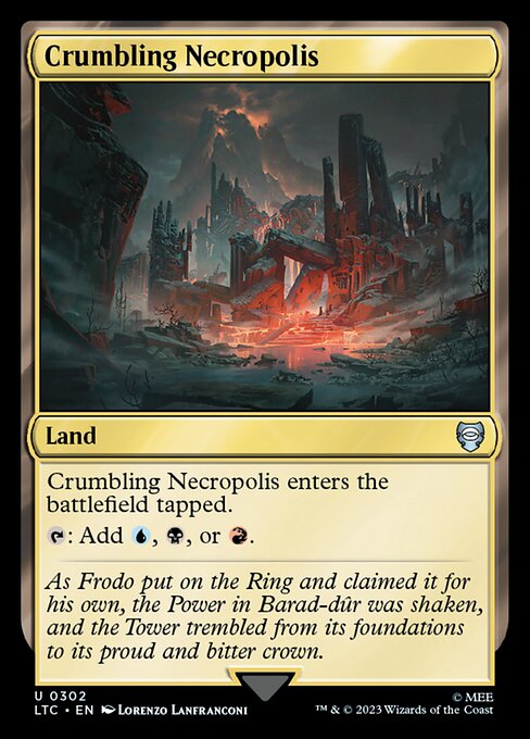 Crumbling Necropolis (302) [Tales of Middle-earth Commander]