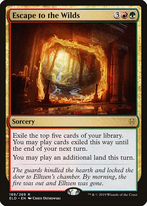 Escape to the Wilds (189) [Throne of Eldraine]