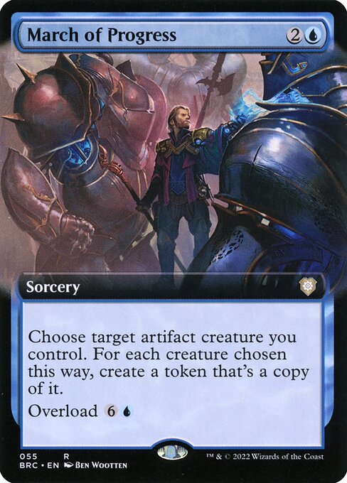 March of Progress (55) [The Brothers' War Commander] [Extended Art]
