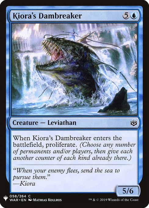 Kiora's Dambreaker (WAR-58) [The List]