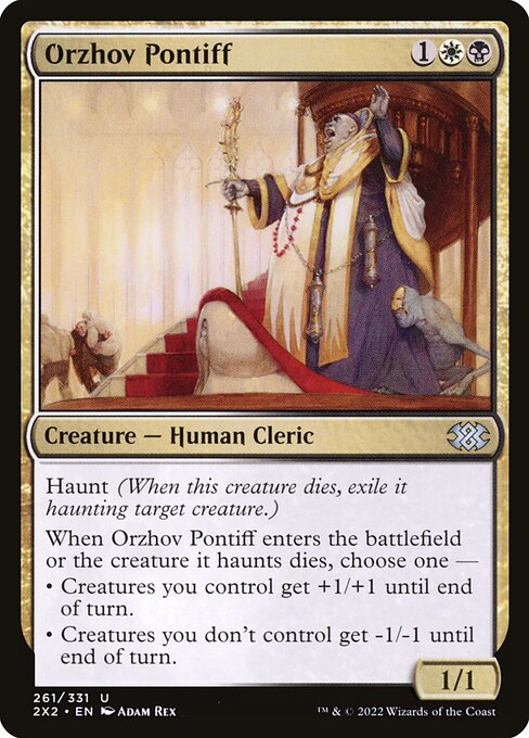 Orzhov Pontiff (261) [Double Masters 2022]