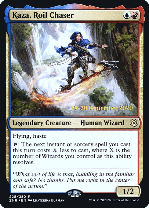 Kaza, Roil Chaser (225s) [Zendikar Rising Promos]