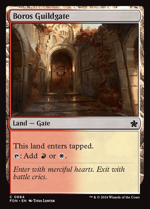 Boros Guildgate (684) [Foundations]