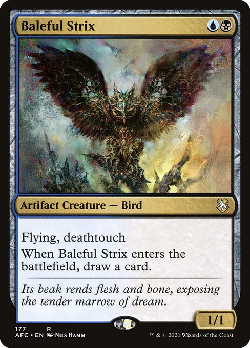 Baleful Strix (177) [Forgotten Realms Commander]