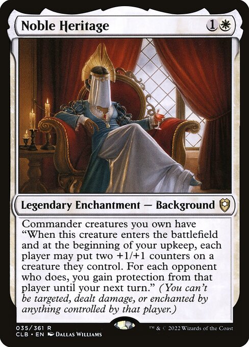 Noble Heritage (35) [Commander Legends: Battle for Baldur's Gate]