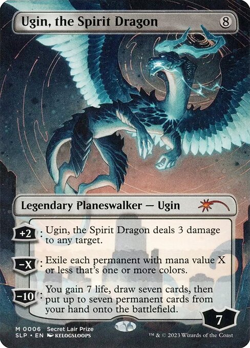 Ugin, the Spirit Dragon (6) [Secret Lair Showdown] [Borderless]