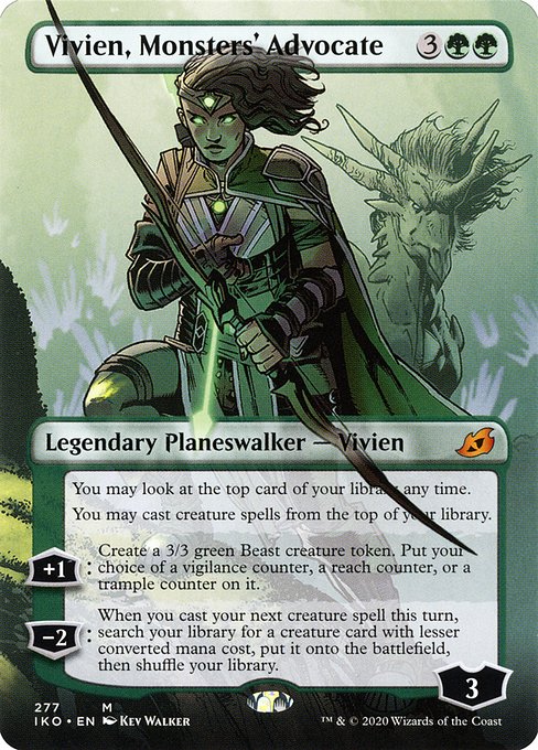 Vivien, Monsters' Advocate (277) [Ikoria: Lair of Behemoths] [Borderless]