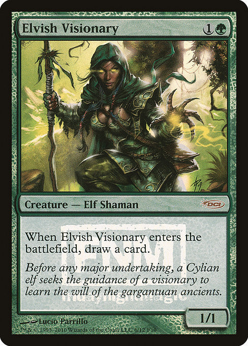 Elvish Visionary (6) [Friday Night Magic 2010]