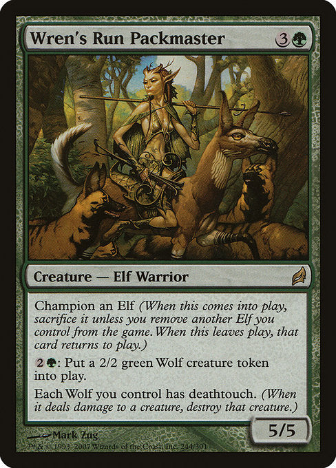 Wren's Run Packmaster (244) [Lorwyn]