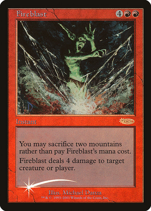 Fireblast (12) [Friday Night Magic 2001]