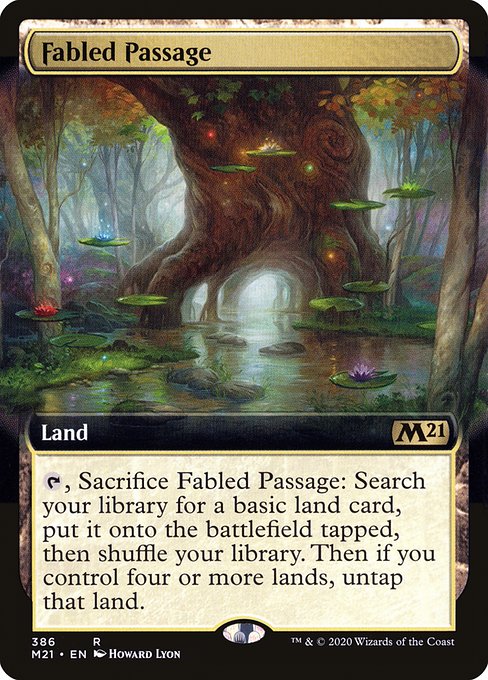 Fabled Passage (386) [Core Set 2021] [Extended Art]