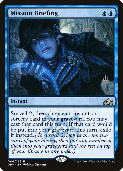 Mission Briefing (44p) [Guilds of Ravnica Promos]