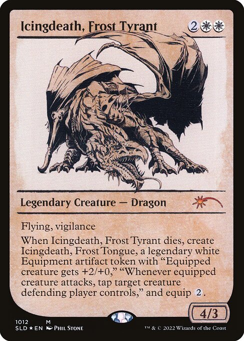 Icingdeath, Frost Tyrant (1012b) [Secret Lair Drop]