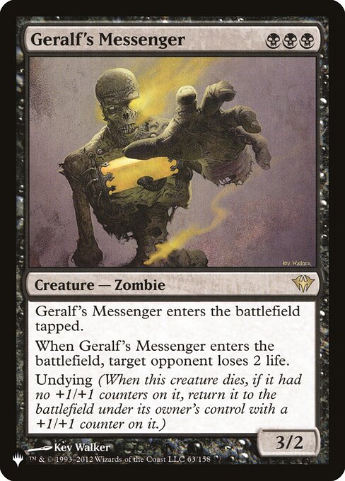 Geralf's Messenger (DKA-63) [The List]