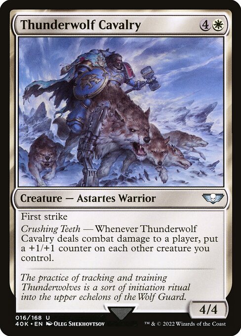 Thunderwolf Cavalry (16) [Warhammer 40,000 Commander]