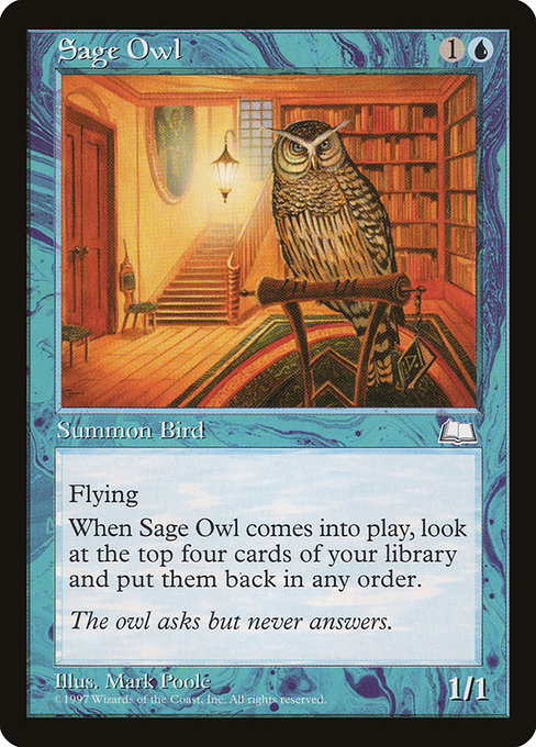 Sage Owl (52) [Weatherlight]