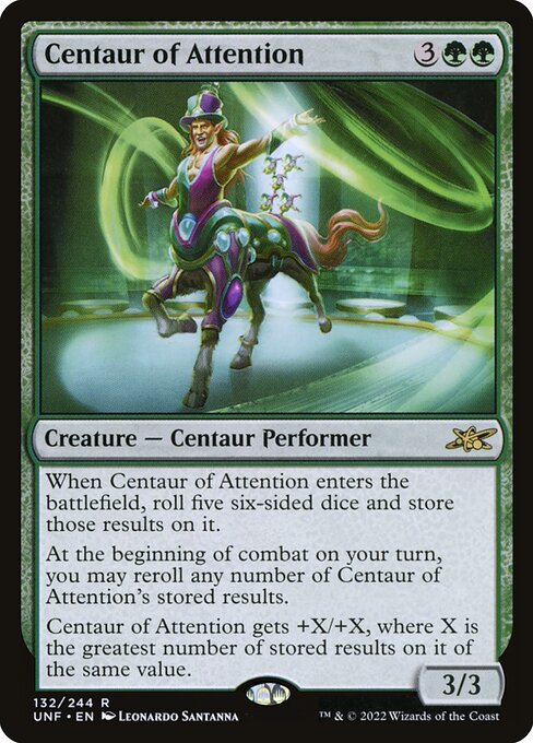 Centaur of Attention (132) [Unfinity]
