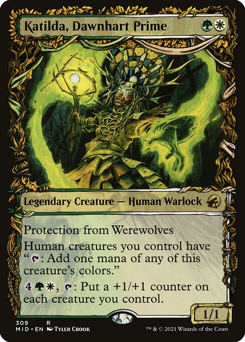 Katilda, Dawnhart Prime (309) [Innistrad: Midnight Hunt] [Showcase]