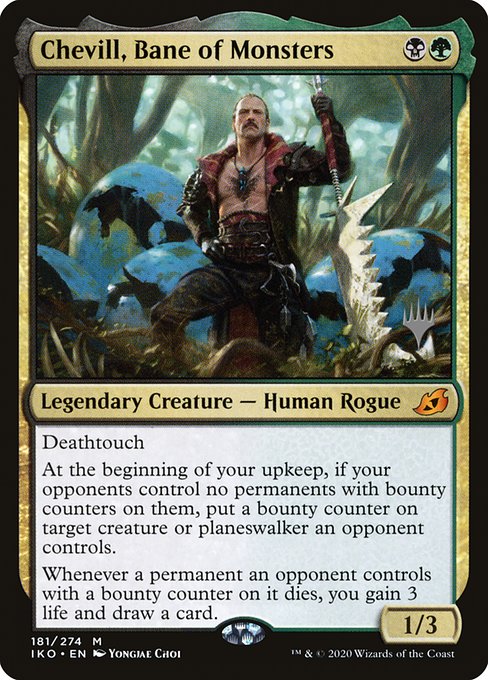 Chevill, Bane of Monsters (181p) [Ikoria: Lair of Behemoths Promos]
