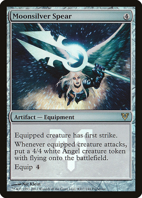 Moonsilver Spear (217★) [Avacyn Restored Promos]