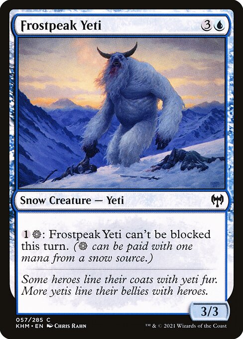 Frostpeak Yeti (57) [Kaldheim]