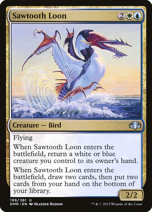 Sawtooth Loon (199) [Dominaria Remastered]