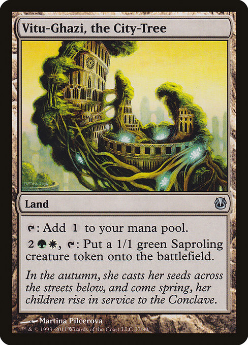 Vitu-Ghazi, the City-Tree (37) [Duel Decks: Ajani vs. Nicol Bolas]