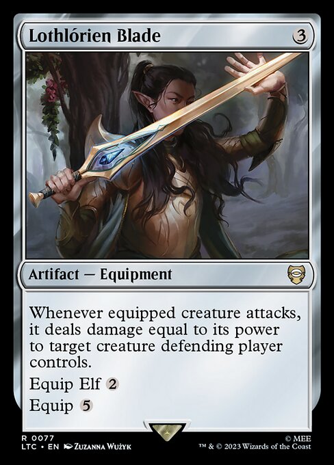 Lothlórien Blade (77) [Tales of Middle-earth Commander]