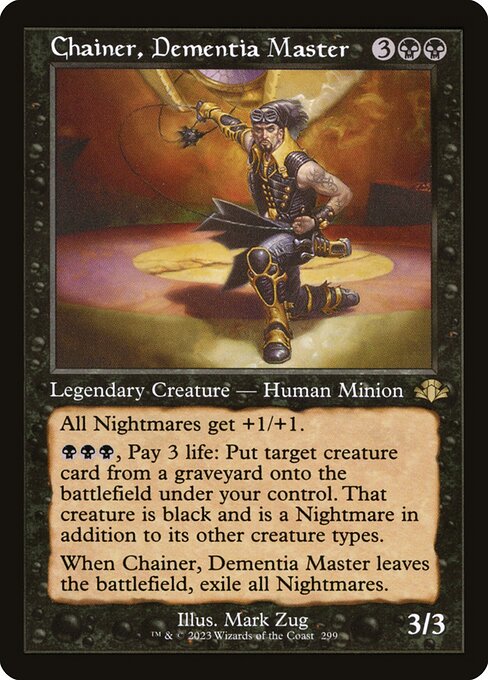 Chainer, Dementia Master (299) [Dominaria Remastered]