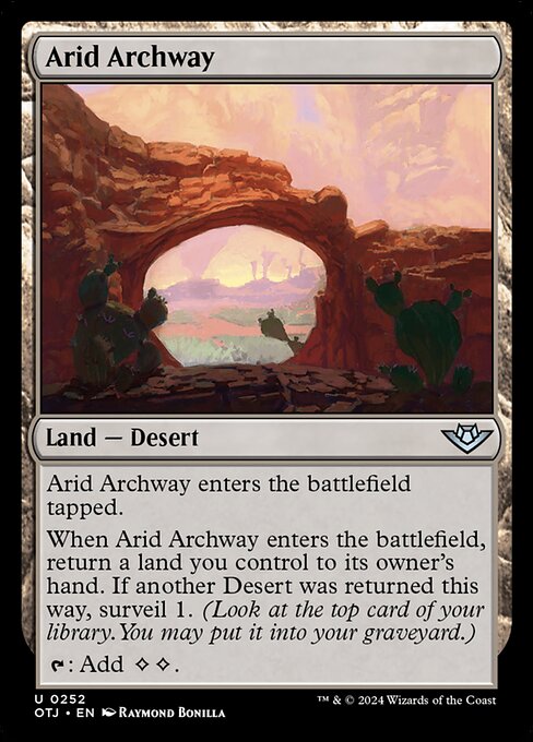 Arid Archway (252) [Outlaws of Thunder Junction]