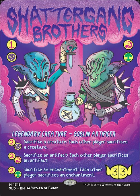 Shattergang Brothers (1315) [Secret Lair Drop] [Borderless]