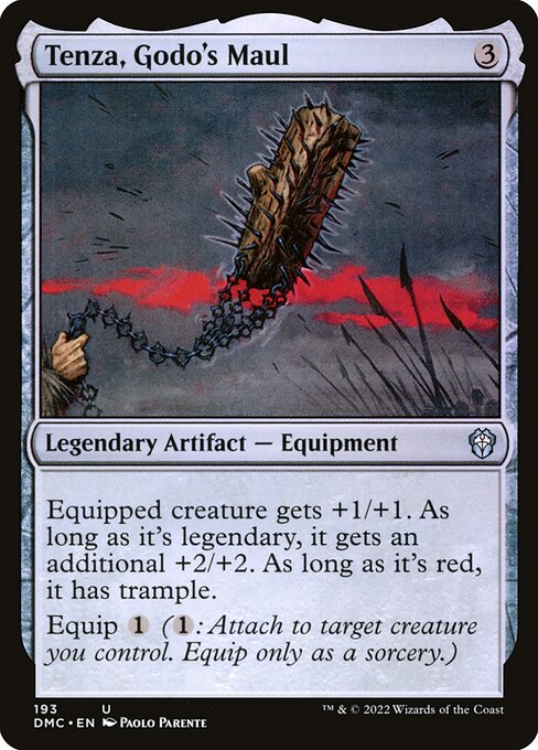 Tenza, Godo's Maul (193) [Dominaria United Commander]