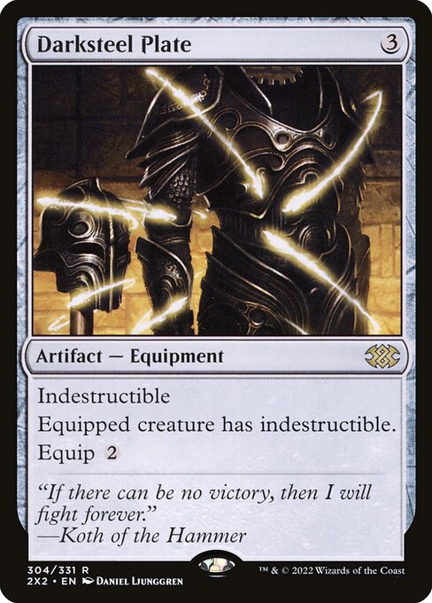 Darksteel Plate (304) [Double Masters 2022]