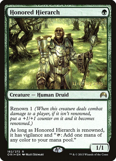 Honored Hierarch (182s) [Magic Origins Promos]