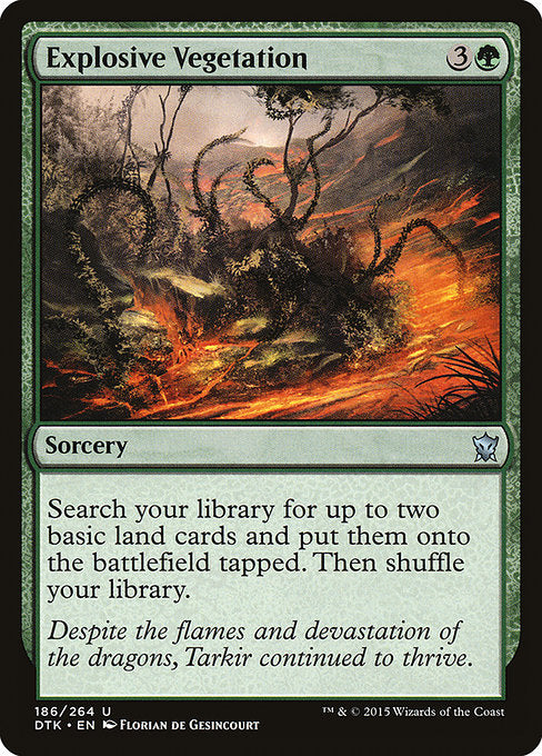Explosive Vegetation (186) [Dragons of Tarkir]