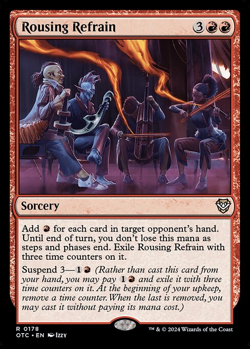 Rousing Refrain (178) [Outlaws of Thunder Junction Commander]