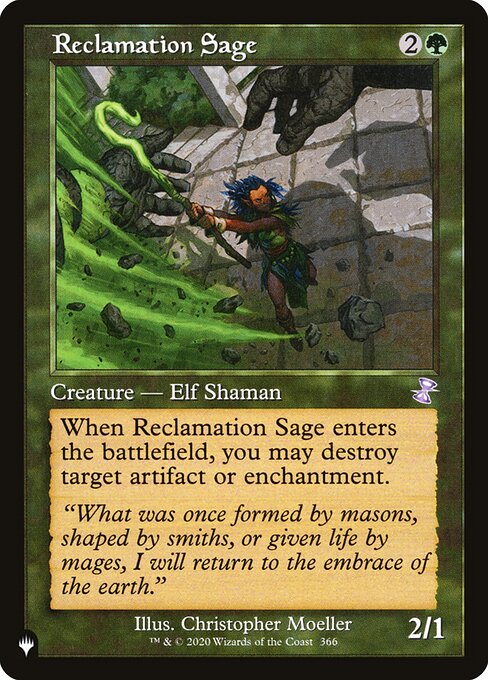 Reclamation Sage (TSR-366) [The List]