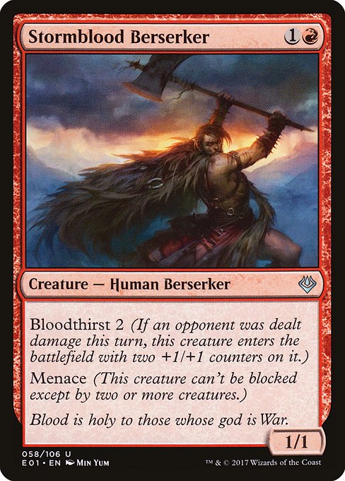 Stormblood Berserker (58) [Archenemy: Nicol Bolas]