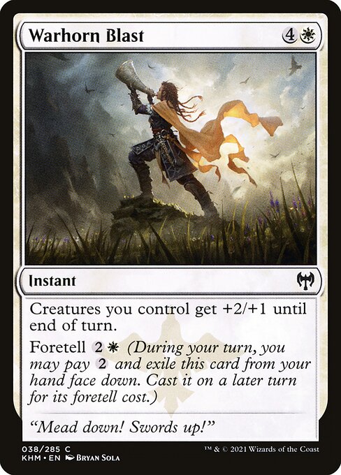 Warhorn Blast (38) [Kaldheim]