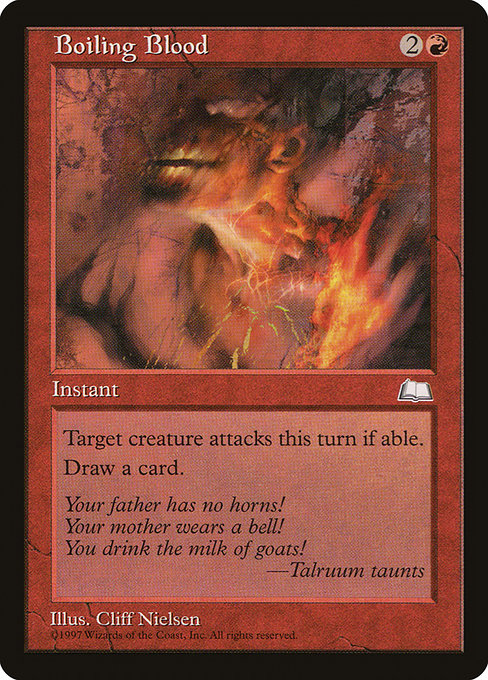 Boiling Blood (92) [Weatherlight]
