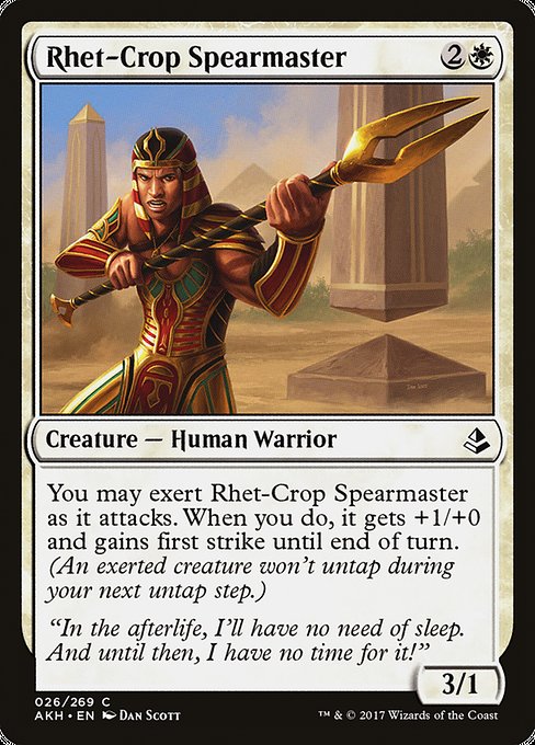 Rhet-Crop Spearmaster (26) [Amonkhet]
