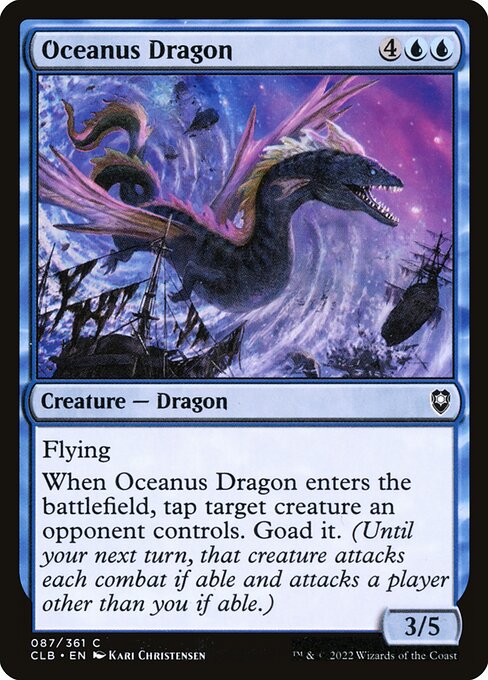 Oceanus Dragon (87) [Commander Legends: Battle for Baldur's Gate]