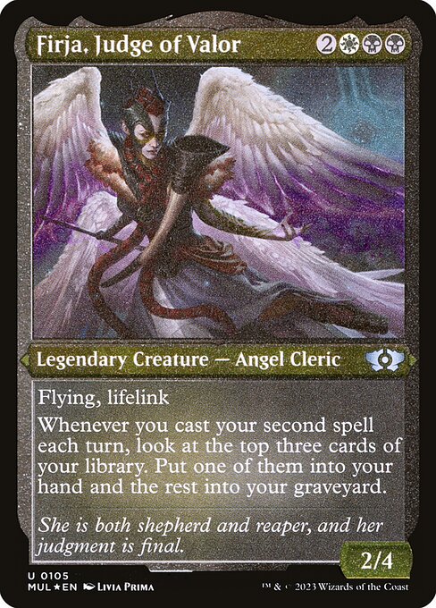 Firja, Judge of Valor (105) [Multiverse Legends]