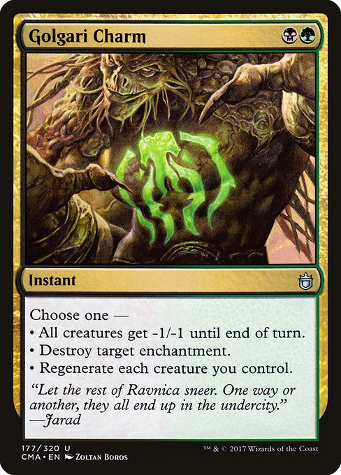 Golgari Charm (177) [Commander Anthology]